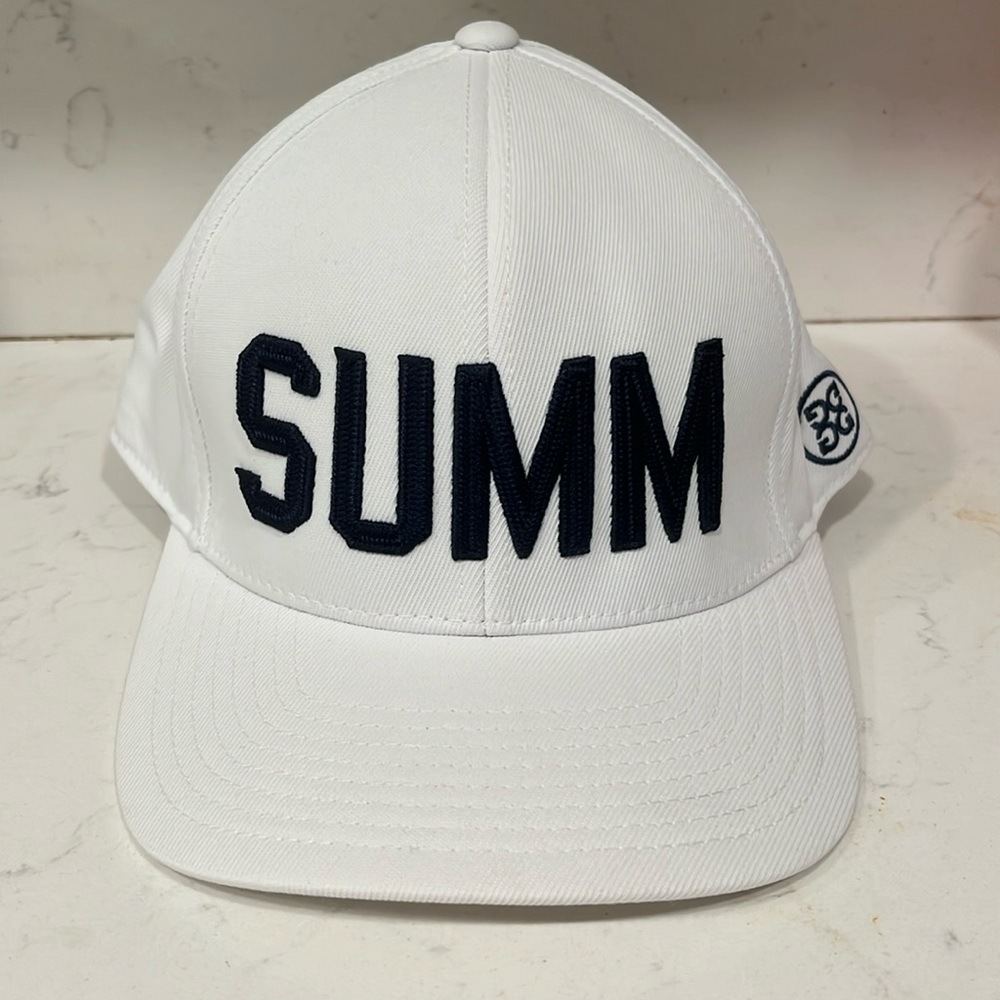 G/Fore Hat White Embroidered Summ Nylon Adjustable Sn… - Gem